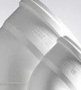 FERRO-PLAST - CODO 45° M-H INSONZ.MUTE D.90 JTA.ELAS.