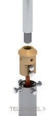 APLICACIONES TECNOLOGICAS - PIEZA ADAP. INOX M16, MÁSTIL 1½'' + CABLE/PLET