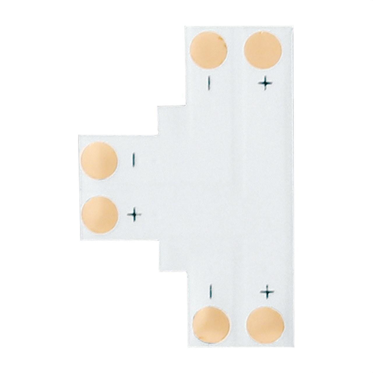 PRILUX - Conector en T para la tira LED STRIP. Para una potencia de 14,4W/m.