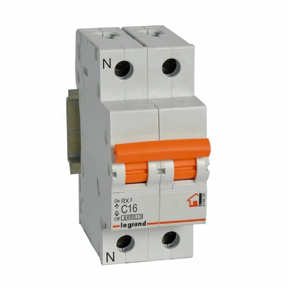 LEGRAND - Magnetotérmico RX³ - 1P+N - 230V~ - 16A - curva C