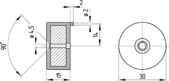 SCHMERSAL - IMAN,ACTUADOR BPS300