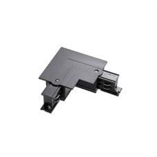 LEDS-C4 - Conector L izquierdo TRIMLESS para carril negro