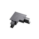 LEDS-C4 - Conector L izquierdo TRIMLESS para carril negro