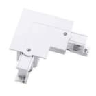 LEDS-C4 - Conector L izquierdo TRIM para carril blanco