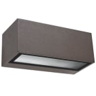 LEDS-C4 - Aplique NEMESIS E27 60W difusor mate marrón
