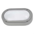 LEDS-C4 - Aplique BASIC IP66 E27 oval aluminio 15W gris
