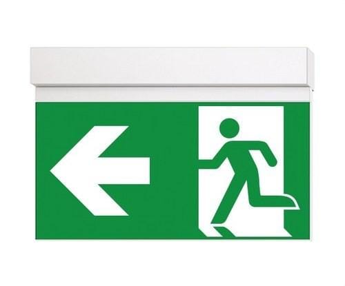 DAISALUX - Luminaria banderola pared Ikus-TP doble RTD1629 blanco