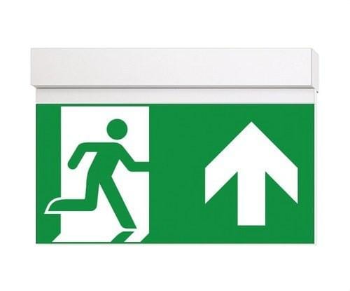 DAISALUX - Luminaria banderola pared Ikus-TP doble RTD1631 blanco