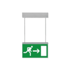 DAISALUX - Luminaria banderola pared Ikus-SP doble RT1601 gris