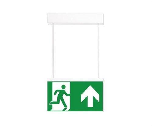 DAISALUX - Luminaria banderola pared Ikus-SP doble RTD1631 blanco