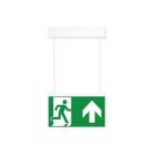 DAISALUX - Luminaria banderola pared Ikus-SP doble RTD1631 blanco