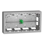 Schneider Electric - Caja superficie 2x10 módulos aluminio