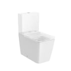 ROCA - Taza para tanque bajo rimless INSPIRA SQUARE salida dual blanco