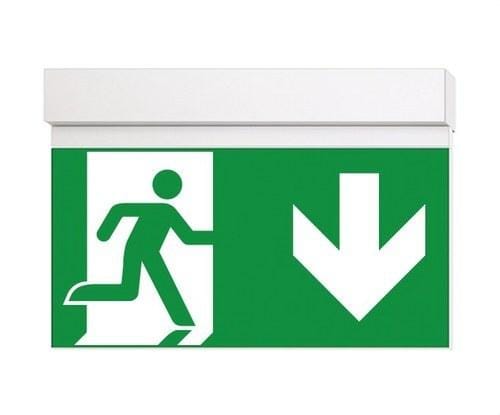 DAISALUX - Luminaria banderola pared Ikus-TP doble RTD1630 blanco