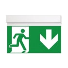 DAISALUX - Luminaria banderola pared Ikus-TP doble RTD1630 blanco