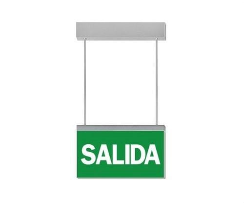 DAISALUX - Luminaria banderola pared Ikus-SP doble RT1600 gris