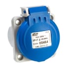 IDE - Base Schuko 2 polos + tierra 16A IP54 250V con tornillo de color azul