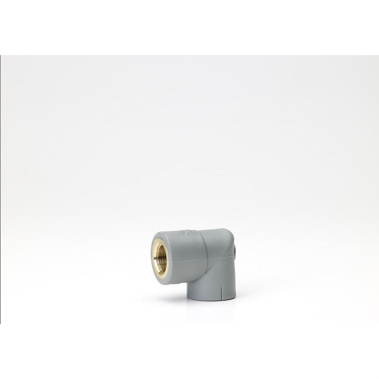 NIRON - Codo 90° rosca H ISO BSP NIRON PREMIUM 20x1/2" soldar socket latón estándar gris RA7050