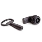 IDE - Cierre triángulo 1 polo + llave zamak triángulo 6,5