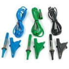 HT INSTRUMENTS - Conjunto 3 cables, 3 cocodrilos y 3 puntas de prueba UNIVERSALKIT COMBI
