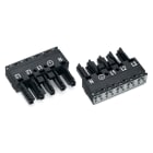 WAGO - Conector Serie 770 H de 5P sin carcasa negro