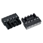 WAGO - Conector Serie 770 M de 5P sin carcasa negro