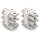 WAGO - Distribuidor Serie 770 de 3P/5P con 1 entrada y 5 salidas blanco