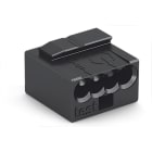 WAGO - Borna MICRO Serie 243 4 conductores gris oscuro