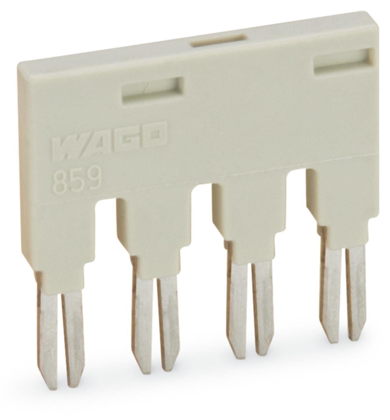 WAGO - Peine puente Serie 792 18A 4P gris claro