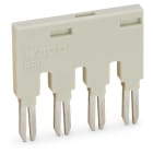 WAGO - Peine puente Serie 792 18A 4P gris claro