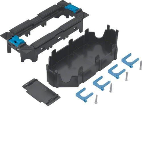 HAGER - Soporte para 8 módulos 45mm