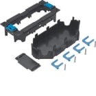 HAGER - Soporte para 8 módulos 45mm