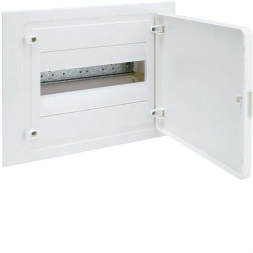 HAGER - Caja empotrar golf VF 1 fila con 12 módulos puerta opaca