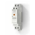 FINDER - Telerruptor electrónico multifunción SERIE 13, montaje carril 35mm, ancho 17,5mm, 1 contacto NA, 110...240V AC