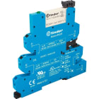 FINDER - Interfaz modular relé MasterPLUS SERIE 39, 1 contacto conmutado, 24V AC/DC, bornes push in