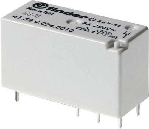 FINDER - Mini-relé para circuito impreso-reticulado 5mm SERIE 41, 2 contactos conmutados, 8A, AgNi, 230V AC