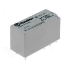 FINDER - Mini-relé para circuito impreso-reticulado 5mm SERIE 41, 1 contacto conmutado, 16A, AgSnO2, 12V DC biestable