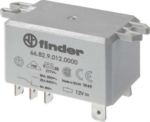 FINDER - RL.POT.+FST.250 ALS.FIJ.PARTE SUP.66,2NA,30A,AGCDO,230V AC,CONFORME DTVA.ATEX