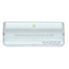LUZNOR - Luminaria emergencia L LED sin permanente 200lm 2h difusor transparente