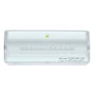 LUZNOR - Luminaria emergencia L LED sin permanente 200lm 1h difusor transparente