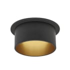 JISO - Foco Ambience/UGR empotrable sin tecnología negro/oro satinado