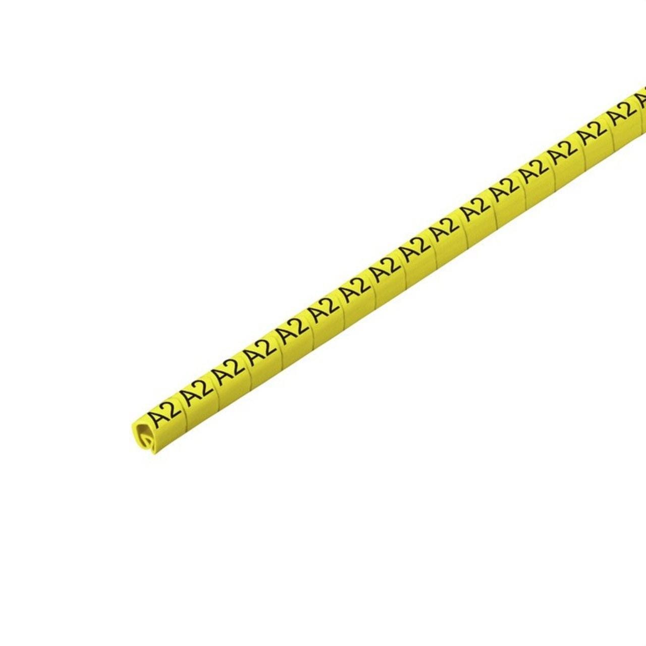 WEIDMULLER - Señalizador para cables y conductores CableLine CLI C 1-6 A2 CD-250 amarillo / negro