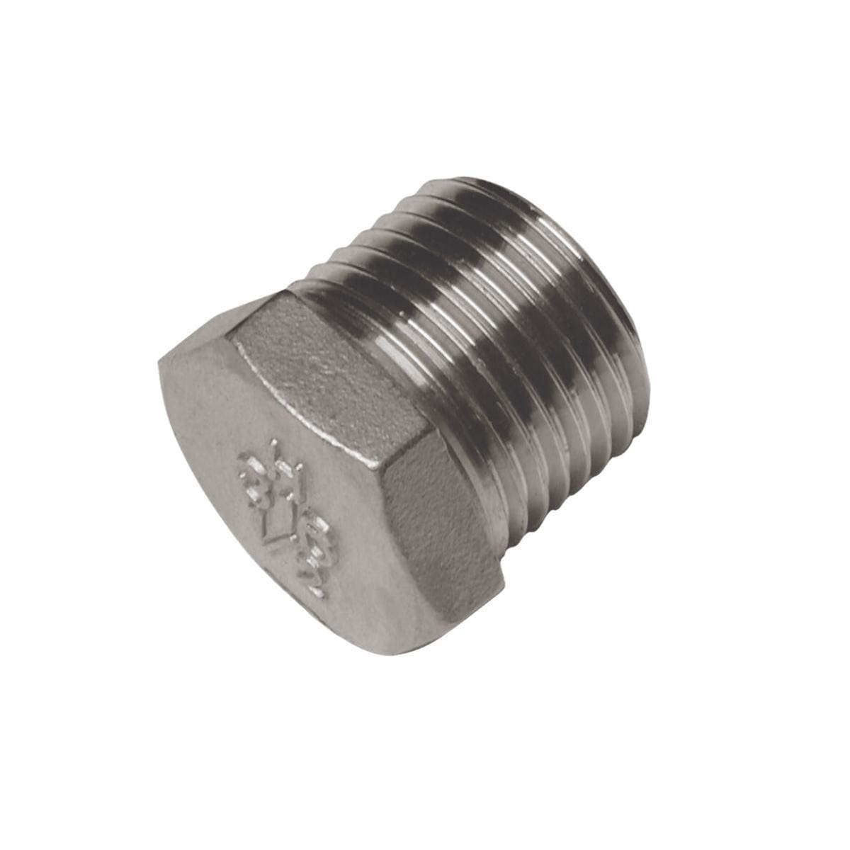 FILTUBE - TAPON MACHO ROSCADO F-290 1.1/4"AISI-316