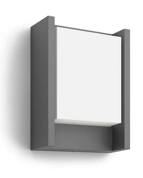 Sin Marca - ARBOUR 4000K WALL LANTERN ANTHRACITE 1X6