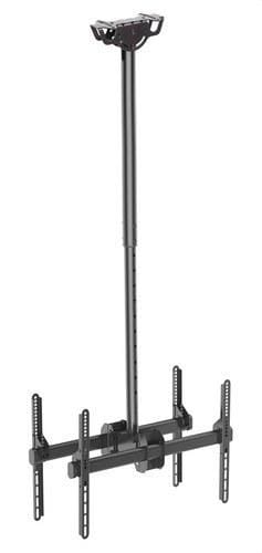 FONESTAR - Soporte inclinable techo 2 pantallas 37-70" 7,4kg negro