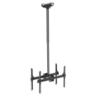 FONESTAR - Soporte inclinable techo 2 pantallas 37-70" 7,4kg negro