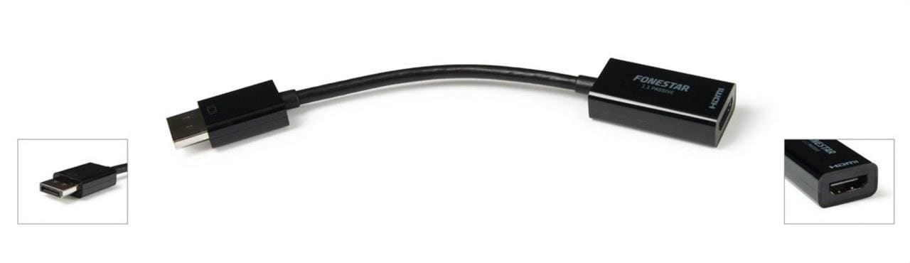 FONESTAR - ADAPTADOR DISPLAY PORT HDMI DP1.1 PASIVO