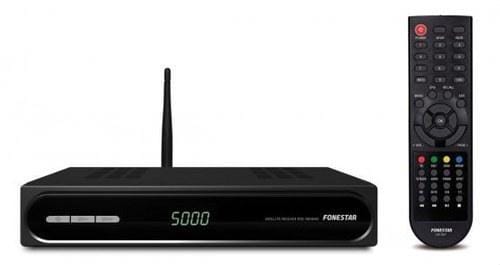 FONESTAR - Receptor satélite HD DVB-S2 / MPEG-4 / -2 negro