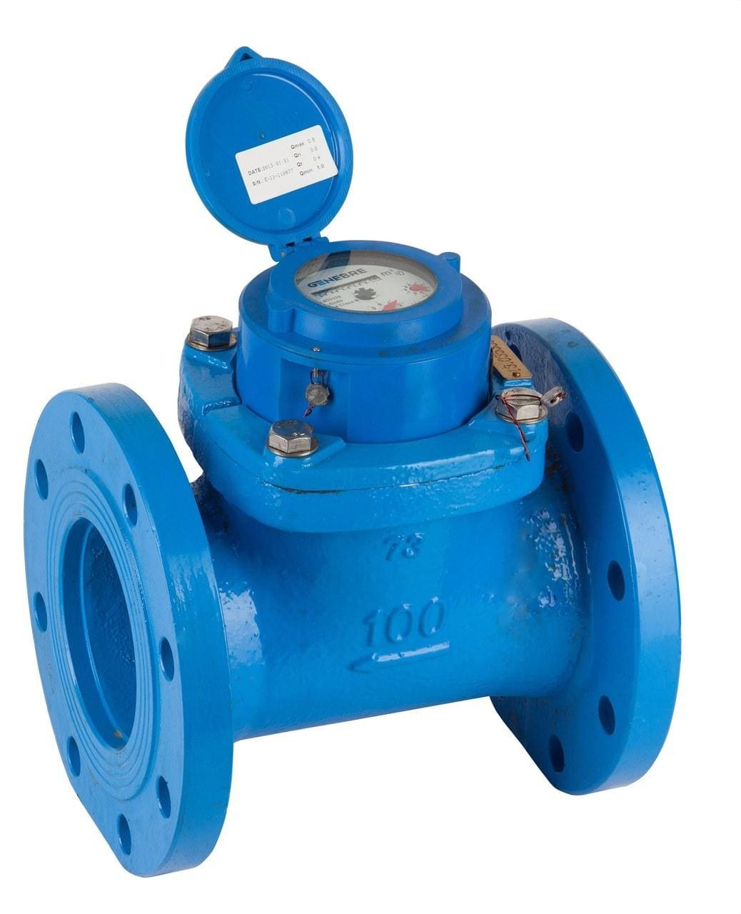 GENEBRE - CONTADOR AGUA CON BRIDA 6" DIAMETRO 150