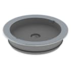 UNEX - Tapa pavimentable diámetro 140 mm Unex en acero inoxidable para caja de suelo